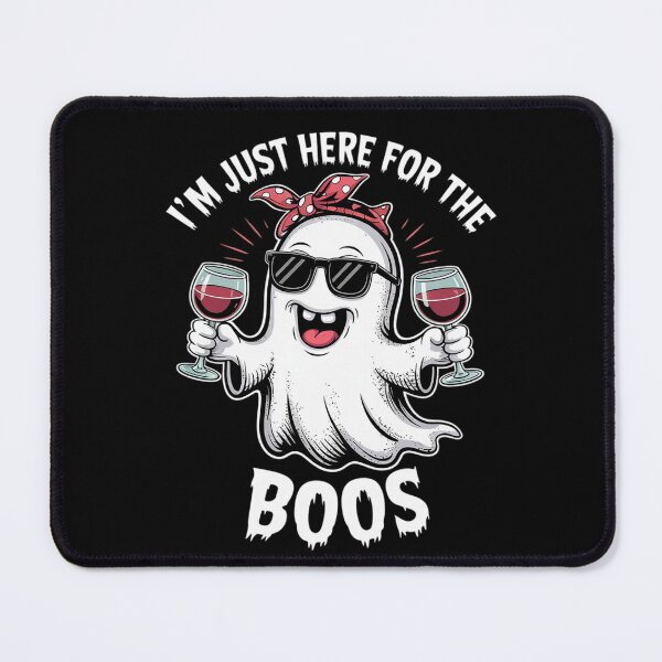 Item preview, I'm Just Here for the Boos Funny Halloween Cute Ghost designed and sold by KotexTemu.