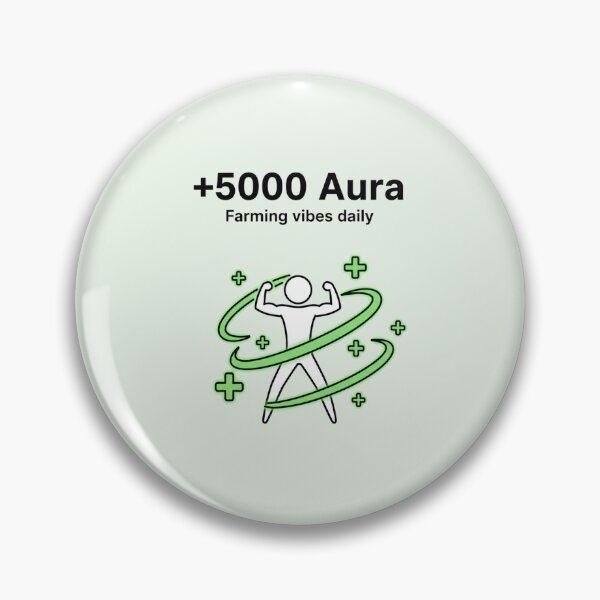 Item preview, +5000 Aura – Farming Vibes Daily designed and sold by PixelQ.