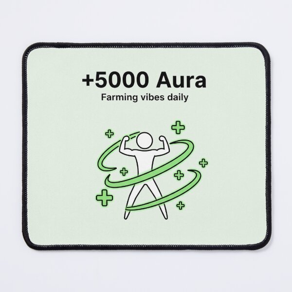 Item preview, +5000 Aura – Farming Vibes Daily designed and sold by PixelQ.