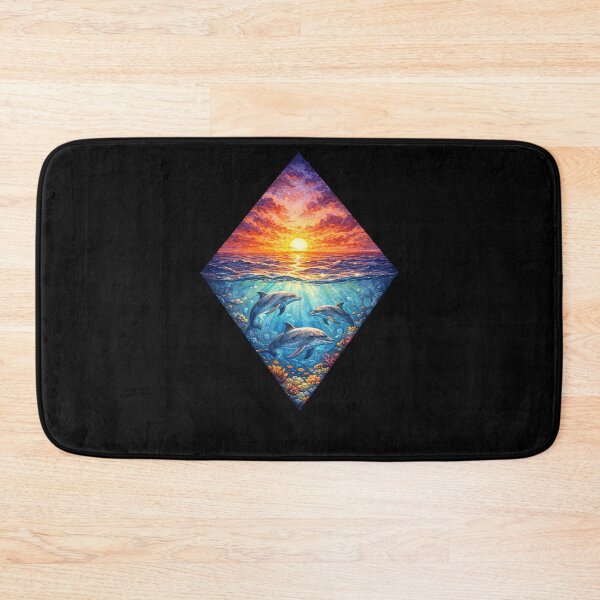 Item preview, Dolphin Sunset Artwork designed and sold by Planetporridge.