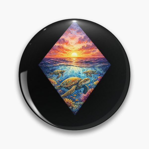 Item preview, Turtle Sunset Artwork designed and sold by Planetporridge.