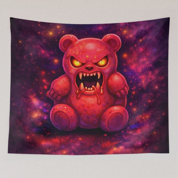 Item preview, Evil Gummy Bear From Space designed and sold by mindmadecrafts.