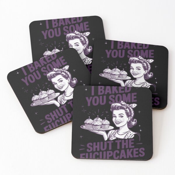 Item preview, Funny Vintage Housewife I Baked You Some Shut The Fucupcakes 1  designed and sold by InspiredFoul.