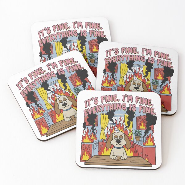 Item preview, It's fine i'm fine everything is fine print designed and sold by LLM-SHOP.