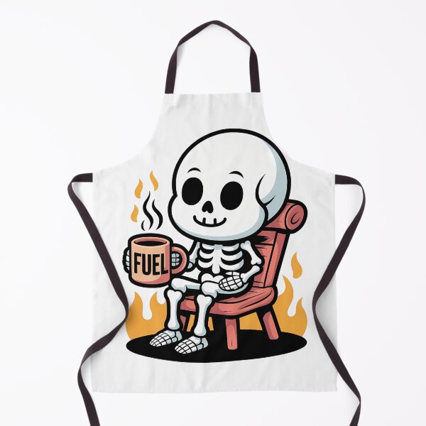 Item preview, Dead Inside But Caffeinated Funny Skeleton Coffee Lover designed and sold by GiftsForge.