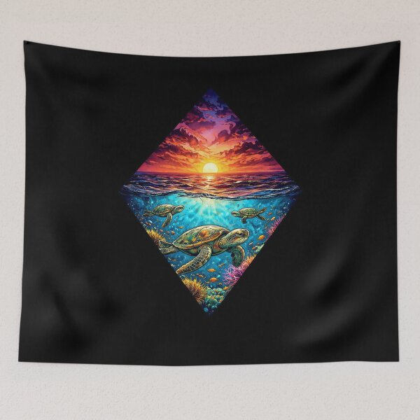 Item preview, Sea Turtle Sunset  designed and sold by Planetporridge.