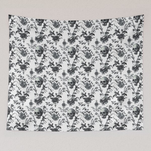 Item preview, Gothic Skull Design - BW designed and sold by Pickle Wicked Designs.