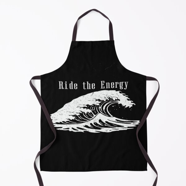 Item preview, Ride the Energy – Motivational Ocean Wave Art for Surfers, Dreamers & Flow Seekers | Black & White designed and sold by Bright Nest Studio.