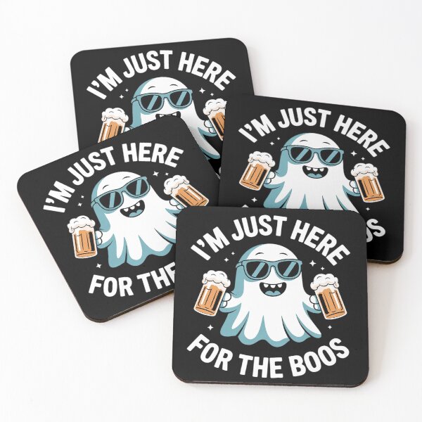Item preview, I'm Just Here For The Boos Funny Halloween Ghost Men Women  designed and sold by KotexTemu.