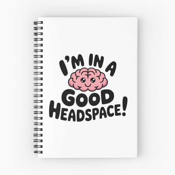Item preview, I'm In a Good Headspace! Cute Brain Pun designed and sold by PMCreative.