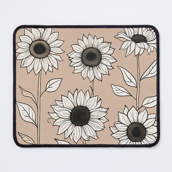 Item preview, Simple Botanical Sunflower Illustration in Line Style. designed and sold by MissYouONLY.
