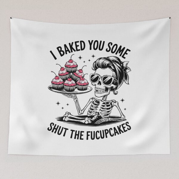 Item preview, Funny Vintage Housewife I Baked You Some Shut The Fucupcakes 4  designed and sold by InspiredFoul.