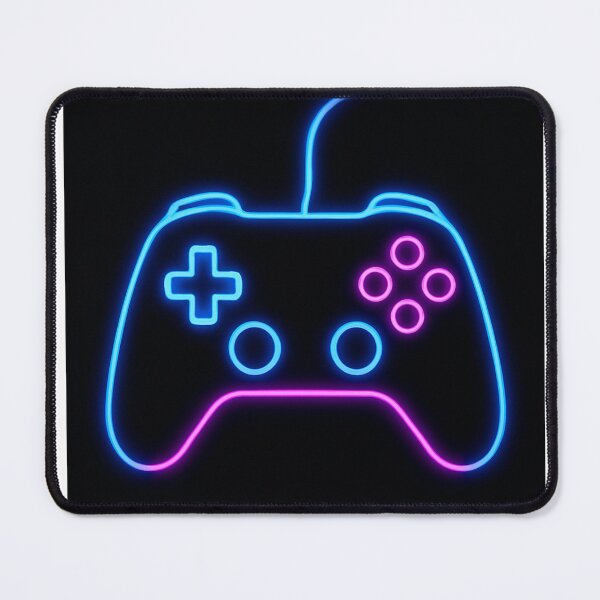 Item preview, Neon Gaming Controller | RGB Gamer Wall Art designed and sold by Neonnightgamer.