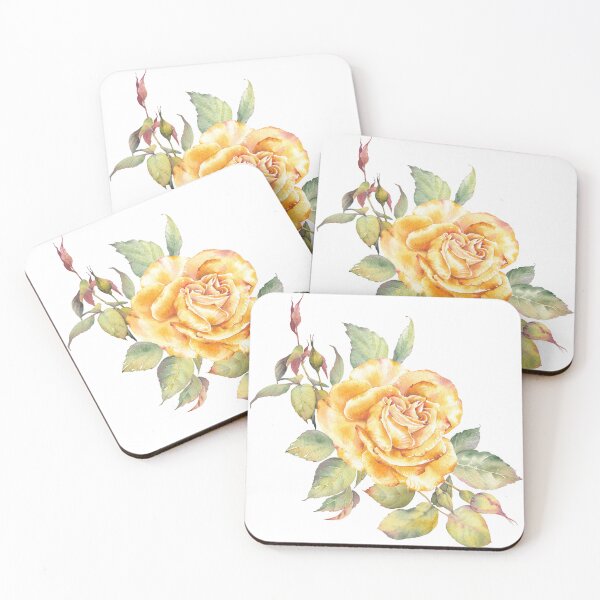 Item preview, Yellow rose flower clip art designed and sold by jeannadano.