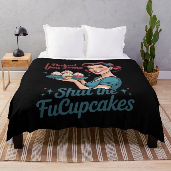 Item preview, Funny Vintage Housewife I Baked You Some Shut The Fucupcakes 12 designed and sold by InspiredFoul.