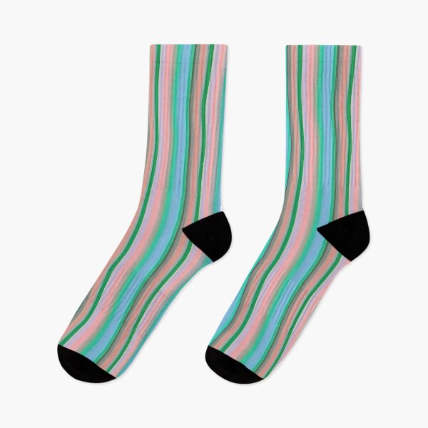 Item preview, Pinks and Blue Stripes Pattern designed and sold by Pickle Wicked Designs.