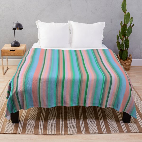 Item preview, Pinks and Blue Stripes Pattern designed and sold by Pickle Wicked Designs.