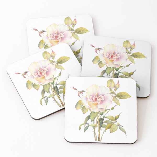 Item preview, White rose flower Spring garden  designed and sold by jeannadano.