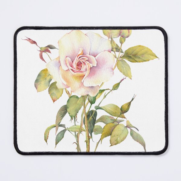 Item preview, White rose flower Spring garden designed and sold by jeannadano.