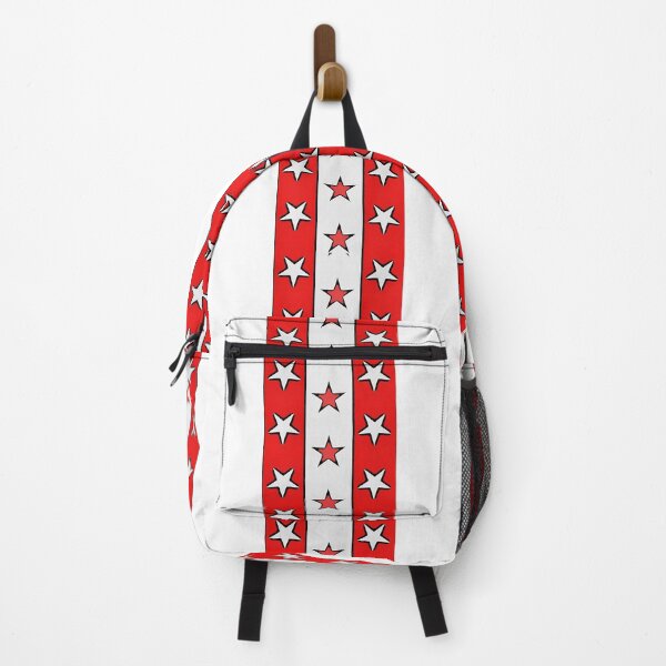 Item preview, Stars of Red and White - Stripe Pattern designed and sold by Pickle Wicked Designs.