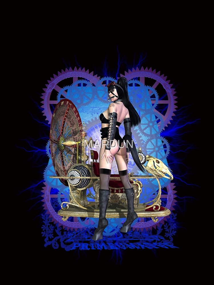 Steampunk Pony Girl Time Machine by MARDUN