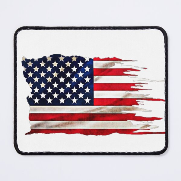 Item preview, American Flag Torn designed and sold by Pickle Wicked Designs.