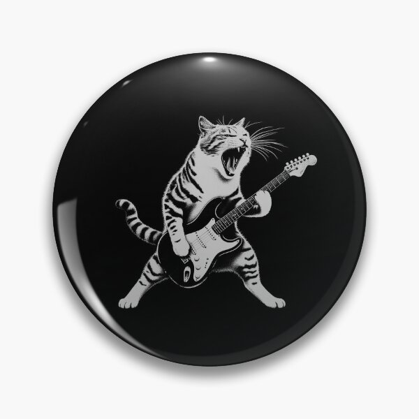 Item preview, Gift of Meow-sic  – pun on “Gift of Music,” perfect for a rockin’ cat designed and sold by BLAKZONE.