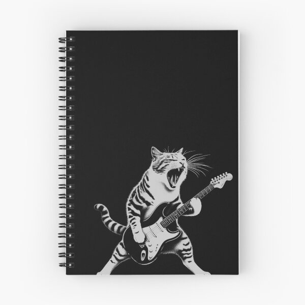 Item preview, Gift of Meow-sic  – pun on “Gift of Music,” perfect for a rockin’ cat designed and sold by BLAKZONE.