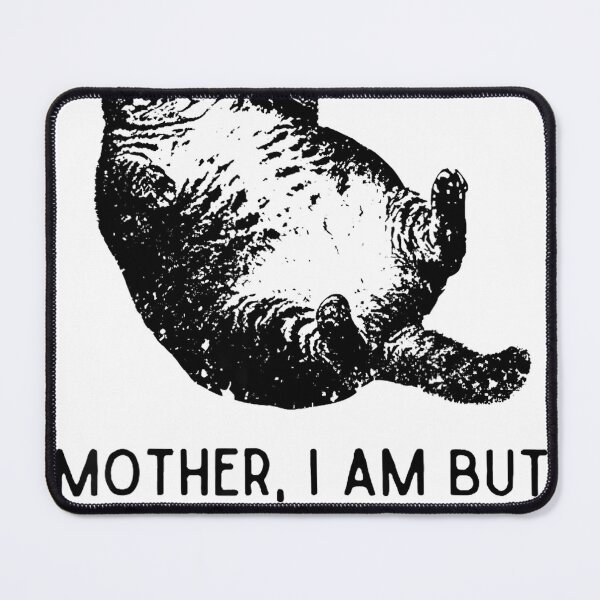 Item preview, Mother, I Am But Skin and Bones Cat Design designed and sold by RedeRx.