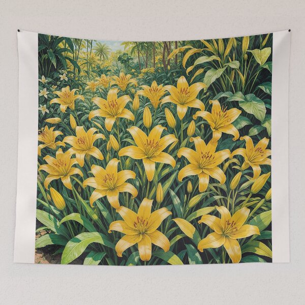 Item preview, Yellow oranged lilies to Mariana #5 designed and sold by Helios Be. Lavsh.