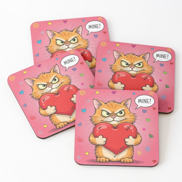 Item preview, Jealous but Loving Cat designed and sold by PetJoyPrintsCO.