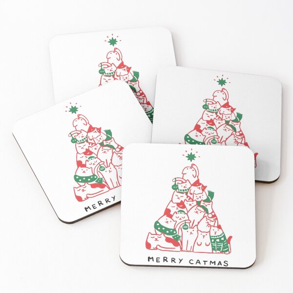 Item preview, Christmas Cat Tree - Merry Catmas designed and sold by jennysselling.