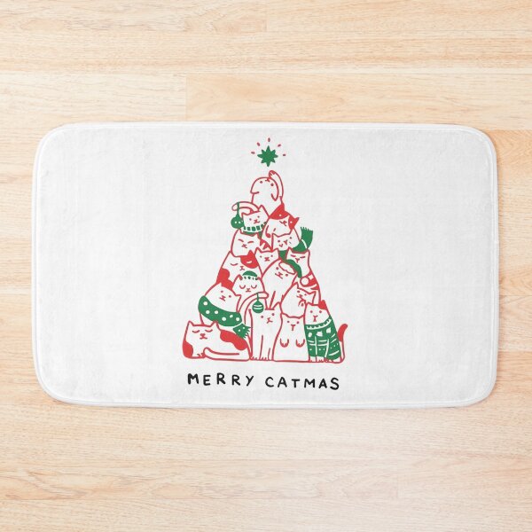 Item preview, Christmas Cat Tree - Merry Catmas designed and sold by jennysselling.