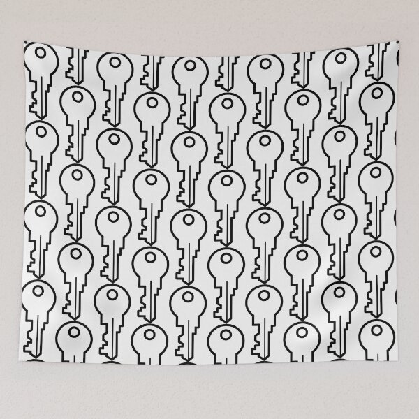 Item preview, Key Coloring Page for Toddlers - Simple Black Line Drawing designed and sold by Pro AguiZoul Art.