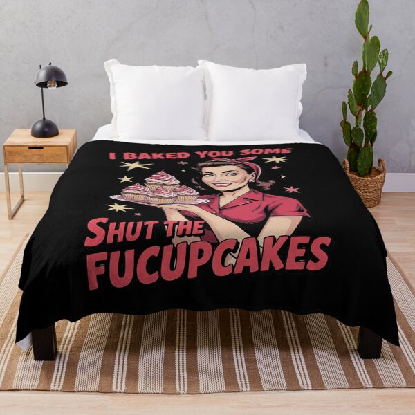 Item preview, Funny Vintage Housewife I Baked You Some Shut The Fucupcakes1 designed and sold by InspiredFoul.