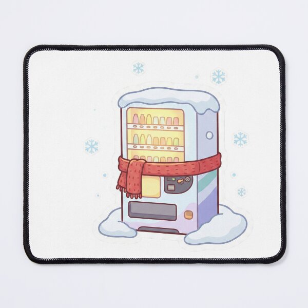 Item preview, Cozy Kawaii Vending Machine in Snow - Cute Winter Sticker designed and sold by DigitalVibes Art, CreatorSpace, PixelMood. By AngryFish.Art..