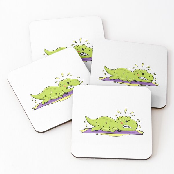 Item preview, T-Rex Hates Pushups Funny Dinosaur Workout Gym Humor designed and sold by GiftsForge.