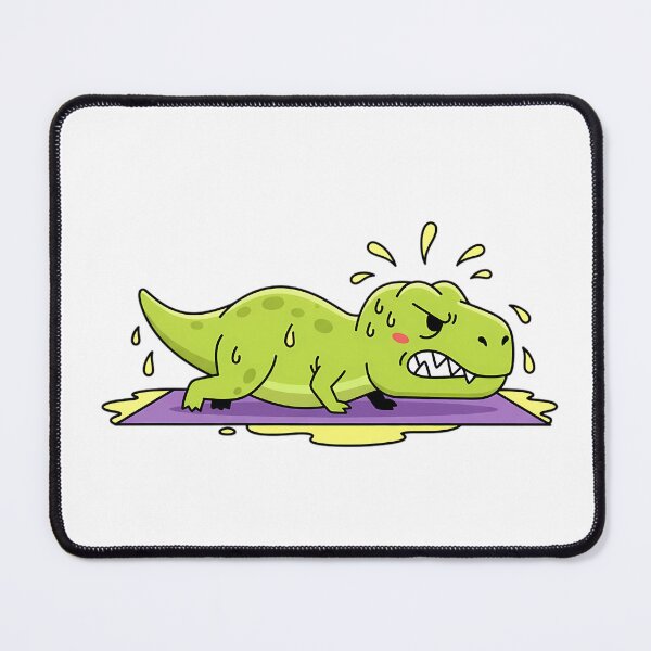 Item preview, T-Rex Hates Pushups Funny Dinosaur Workout Gym Humor designed and sold by GiftsForge.