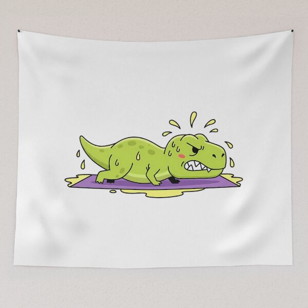 Item preview, T-Rex Hates Pushups Funny Dinosaur Workout Gym Humor designed and sold by GiftsForge.