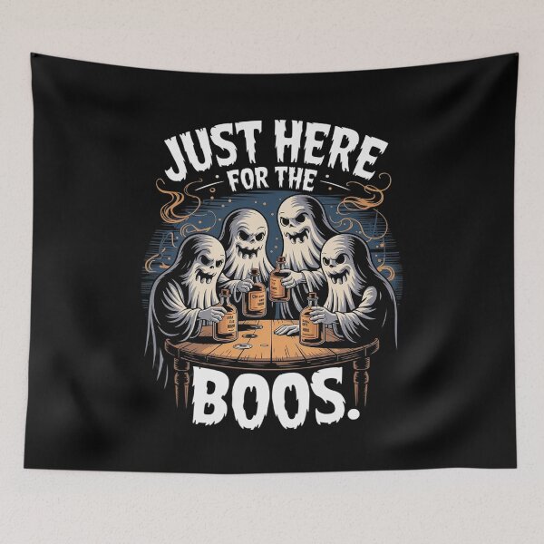 Item preview, I'm Just Here For The Boos Ghost Funny Men Women Halloween 2  designed and sold by KotexTemu.