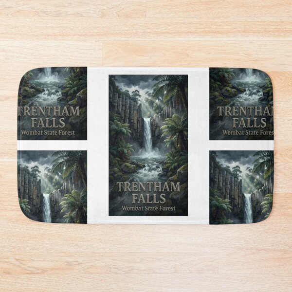 Item preview, Trentham Falls Victoria - Basalt Columns & Waterfall Art designed and sold by Digital Dreams Arts.