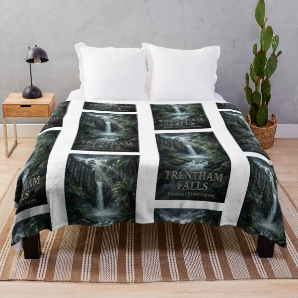 Item preview, Trentham Falls Victoria - Basalt Columns & Waterfall Art designed and sold by Digital Dreams Arts.
