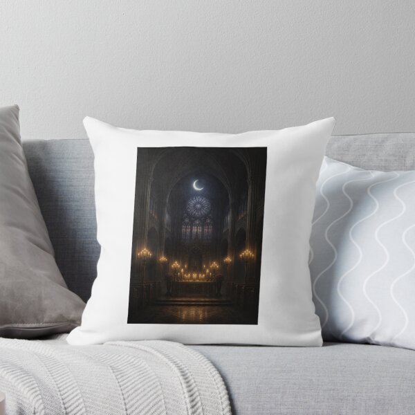 Item preview, Moonlit Gothic Cathedral – Romantic Sacred Architecture designed and sold by ZoviraDesigns.