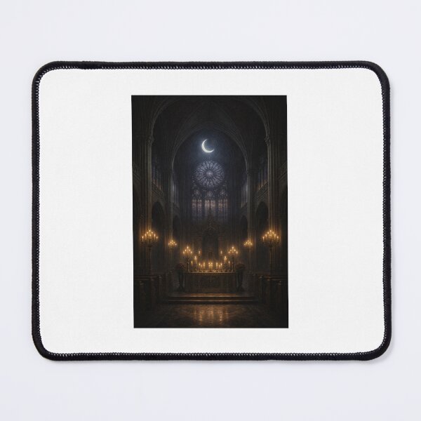 Item preview, Moonlit Gothic Cathedral – Romantic Sacred Architecture designed and sold by ZoviraDesigns.