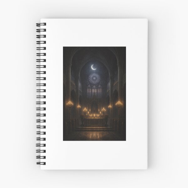 Item preview, Moonlit Gothic Cathedral – Romantic Sacred Architecture designed and sold by ZoviraDesigns.