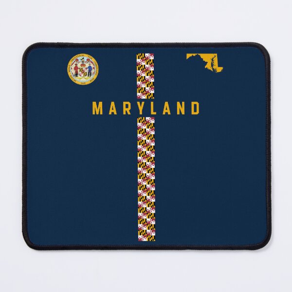 Item preview, Maryland Pride, Cross & State Silhouette Graphic designed and sold by mashmosh.
