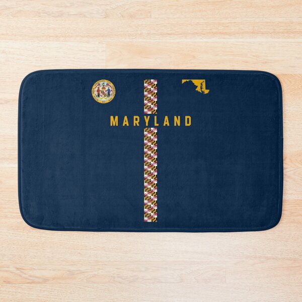 Item preview, Maryland Pride, Cross & State Silhouette Graphic designed and sold by mashmosh.