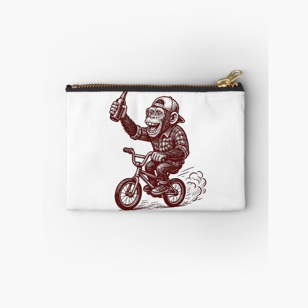 Item preview, Monkey Riding Bike - Funny Monkey Drinking designed and sold by ZBIFBOUETLA.