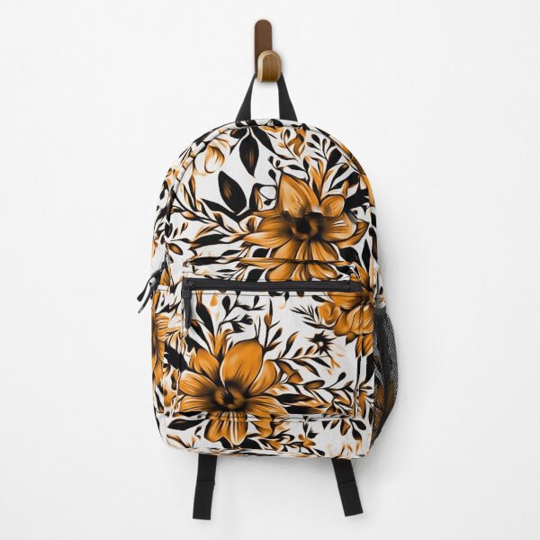 Item preview, Orange Fall Hotness Floral designed and sold by Pickle Wicked Designs.
