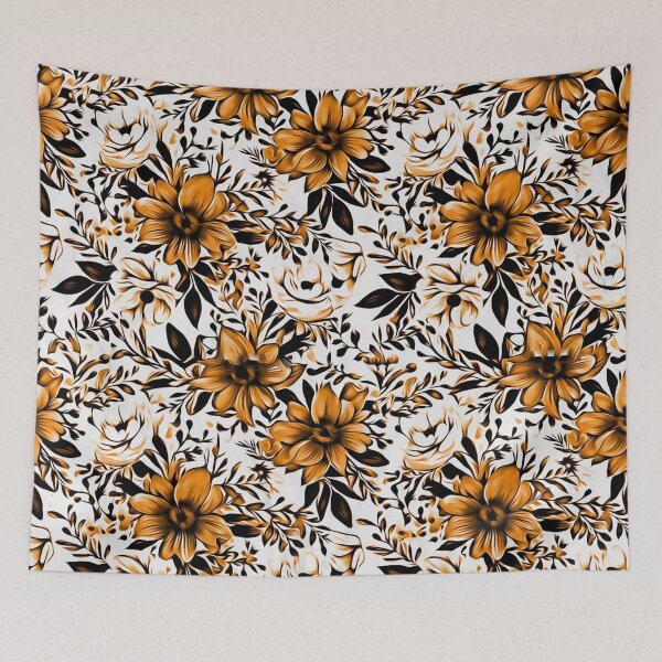 Item preview, Orange Fall Hotness Floral designed and sold by Pickle Wicked Designs.